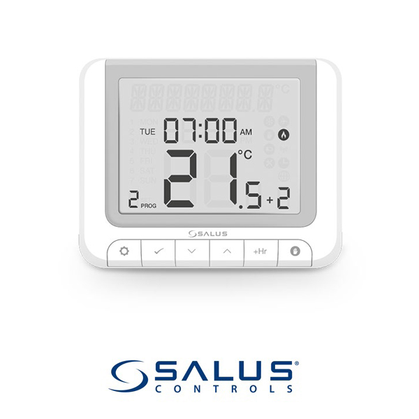 Bezdrôtový programovateľný termostat Salus RT520RF OpenTherm, RT520RFXXDD