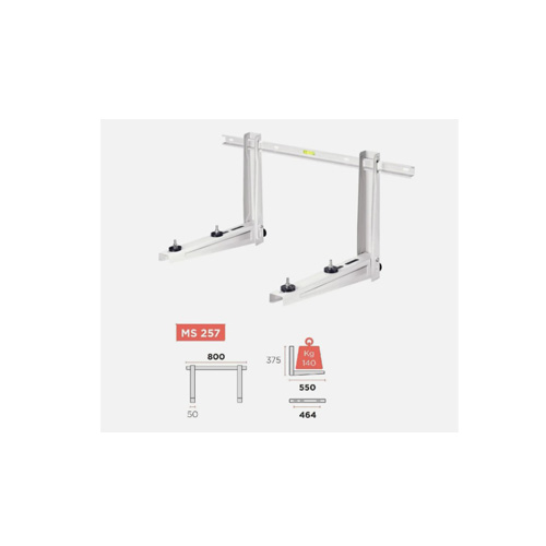 Klimatizačná konzola nástenná L 800x550 RODIGAS 140kg, MS257105 – Obrázok 3